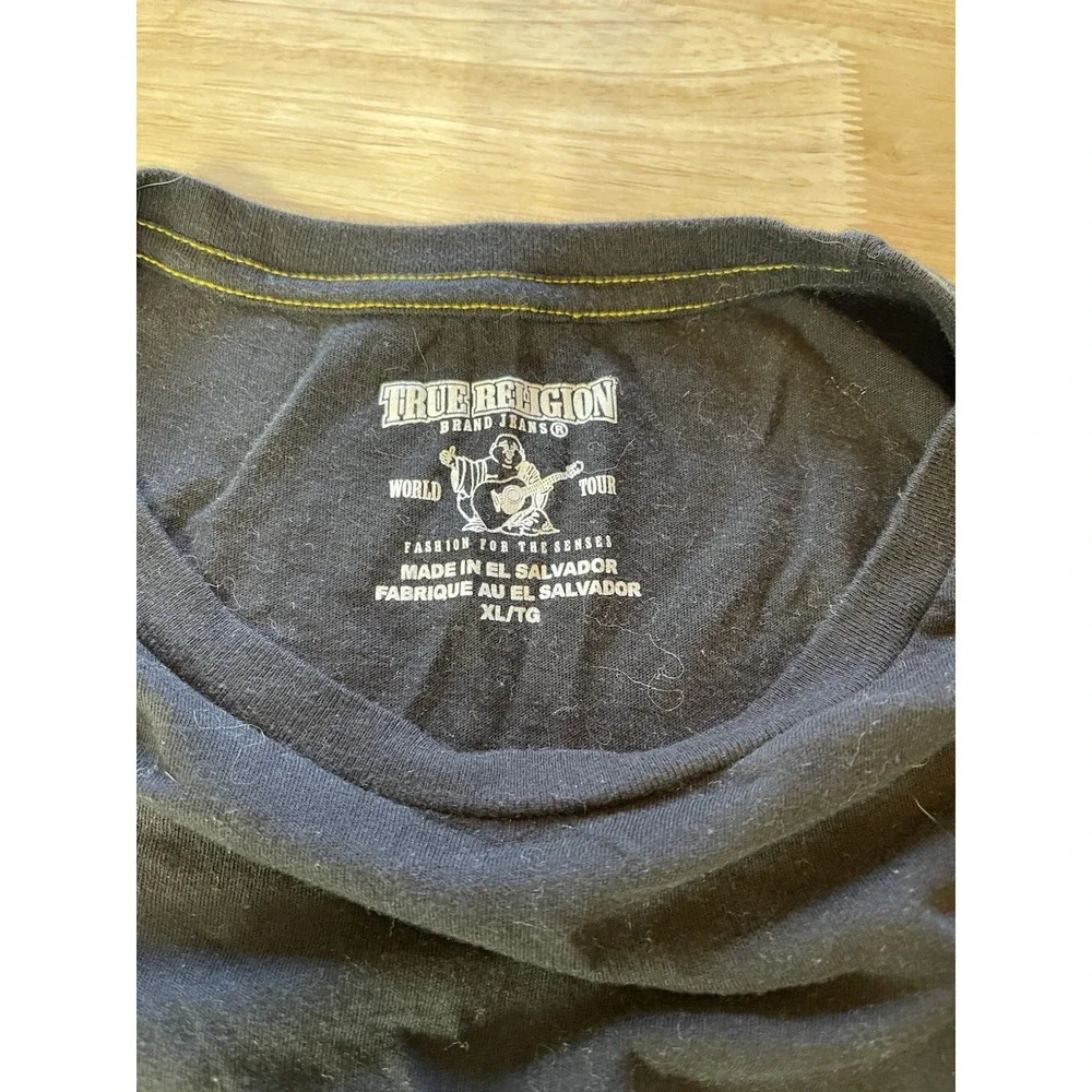 True Religion World Tour‎ T-Shirt XL Black